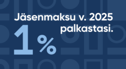 Jäsenmaksu pysyy ennallaan vuonna 2025